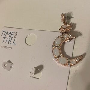 ISO Time and Tru Crescent Moon Earrings